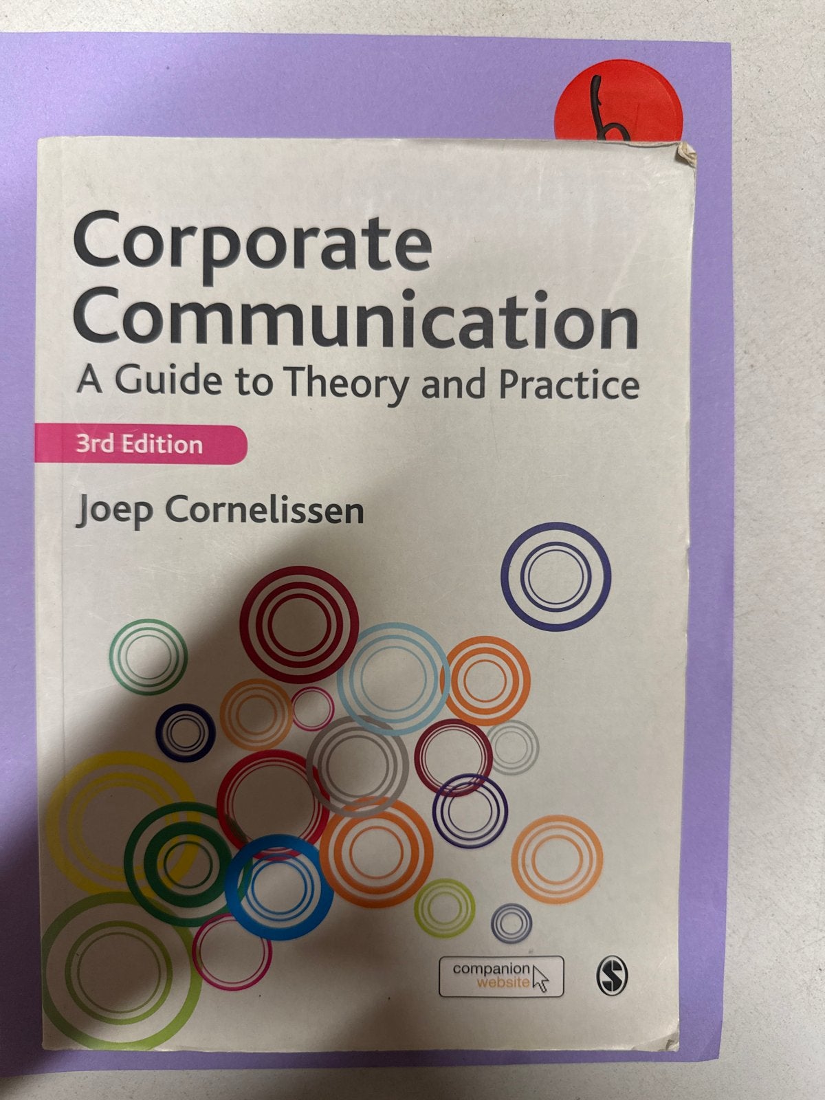 Corporate Communication: A Guide to Theory and Practice, Boeken, Ophalen of Verzenden, Gamma, Zo goed als nieuw, HBO
