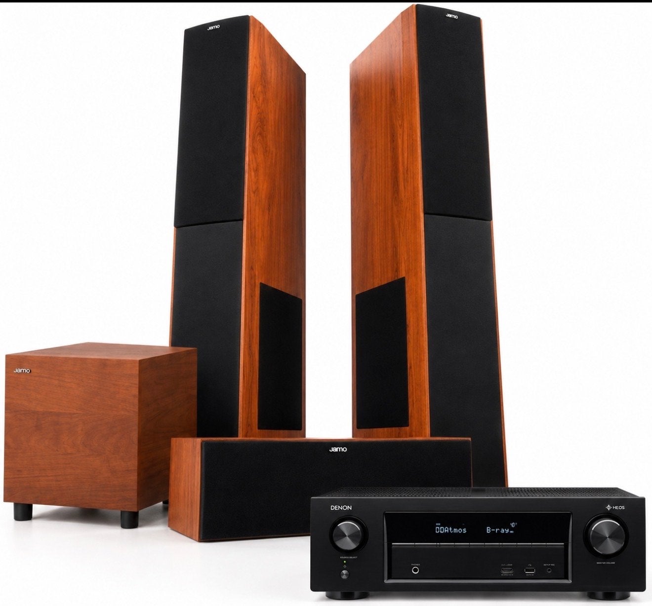 Foto 2 van Jamo 5.1 Home Cinema Set met Denon Receiver