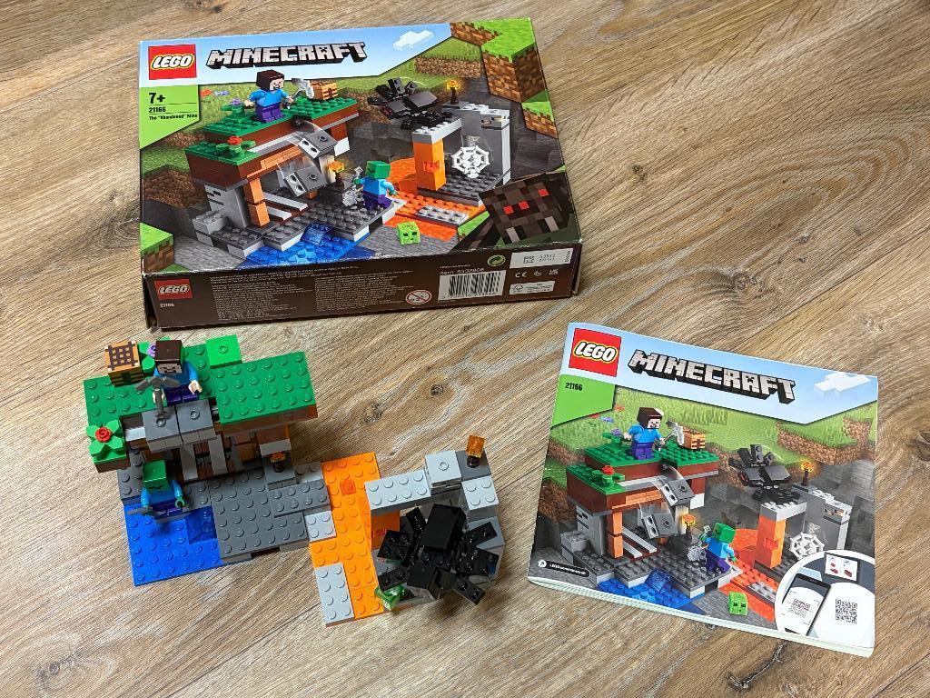 LEGO Minecraft 21166 De Verlaten Mijn - Complete Set, Ophalen of Verzenden, Zo goed als nieuw, Complete set, Lego