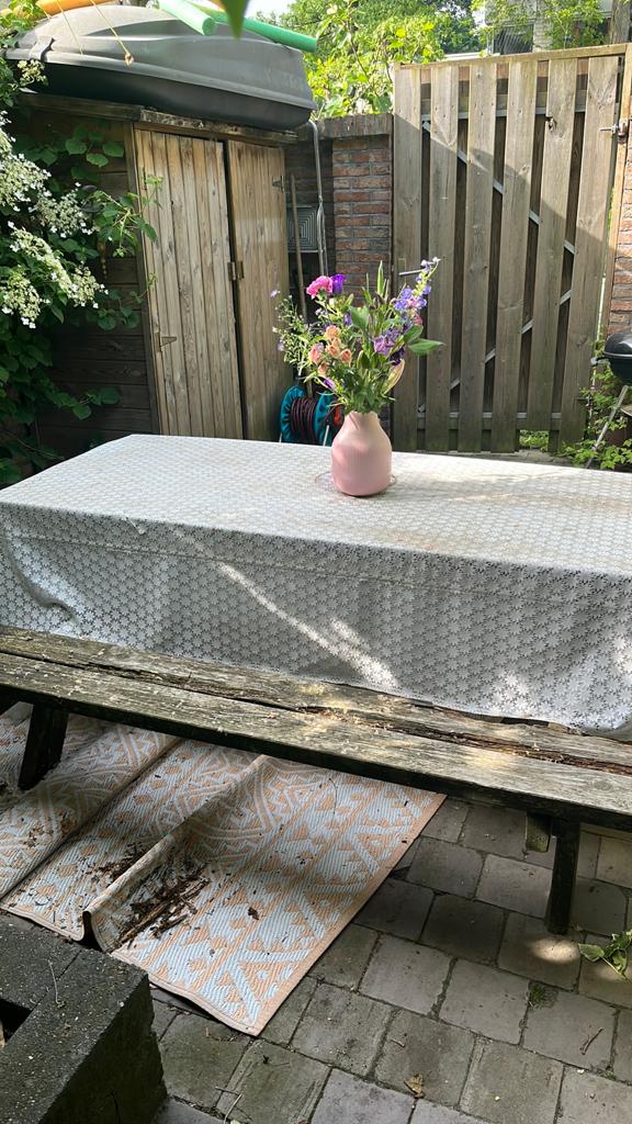 Picknicktafel gratis, Ophalen, Zo goed als nieuw, Hout, Vogelkooi