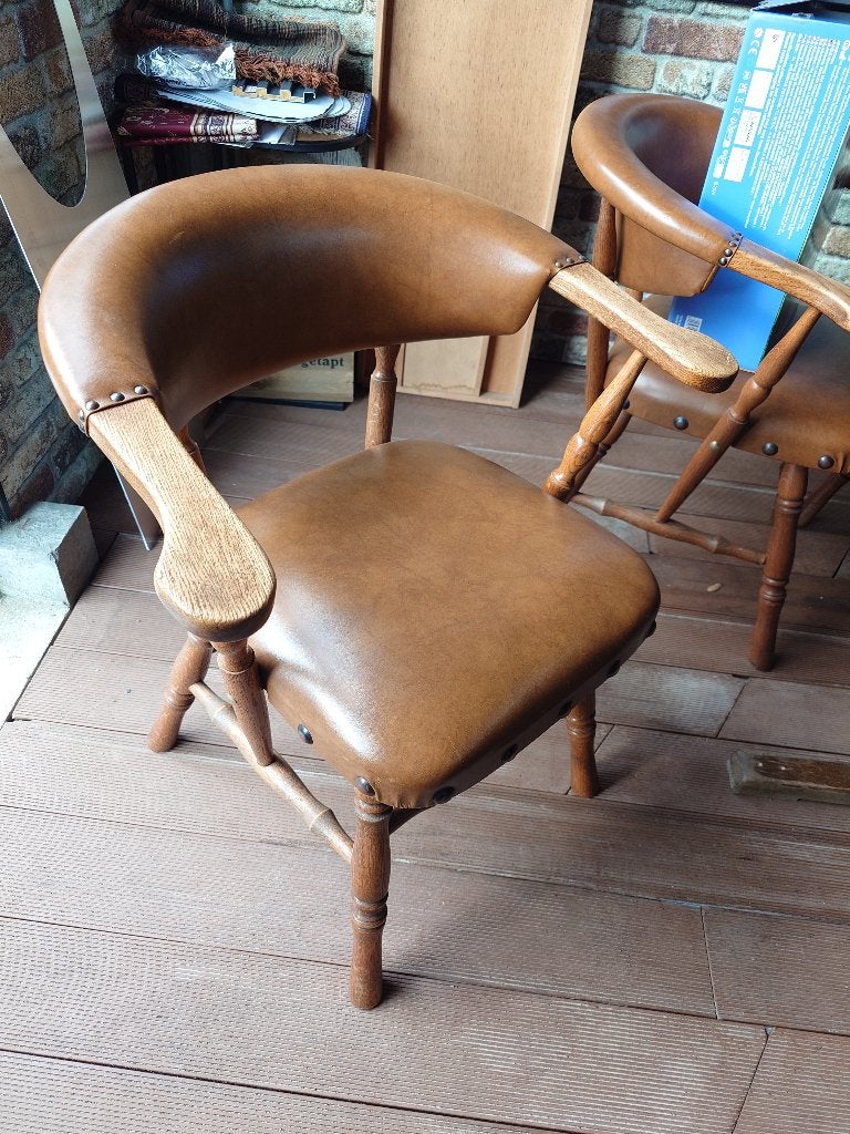 Gebruikte horecastoelen, caféstoelen, Ophalen, Kroeg, Gebruikt, Bruin