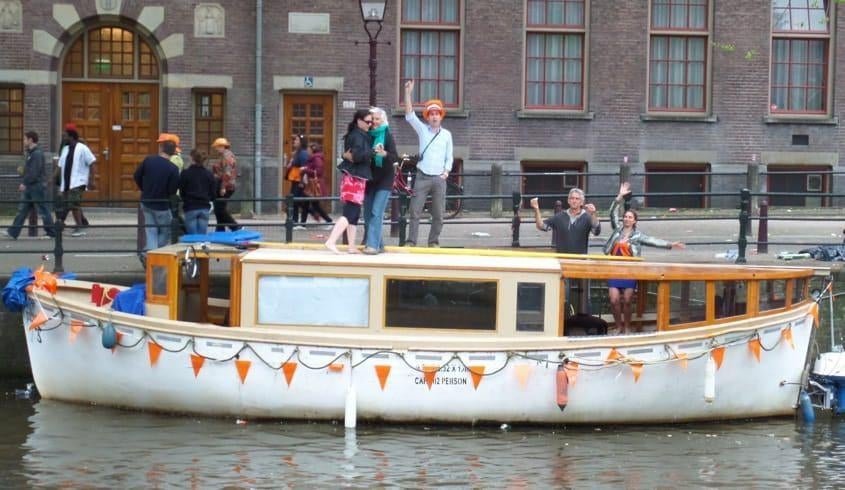 Zeldzame Harding sloep - camper-boot met ligplek Amsterdam, Watersport en Boten, Sloepen, 10 tot 30 pk, Gebruikt, 6 meter of meer