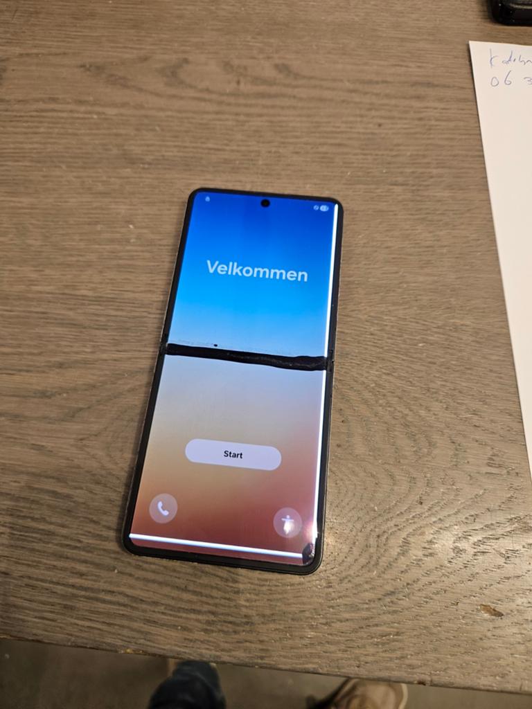 Samsung Galaxy Z Flip 512gb kapot scherm, Zwart, Zonder simlock, Niet werkend, Android OS