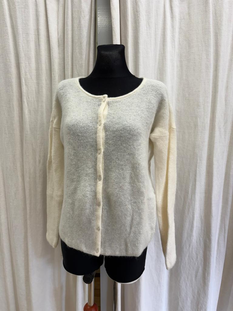 La Maille Sézane vest maat L mohair alpaca, Kleding | Dames, Truien en Vesten, Ophalen of Verzenden, Zo goed als nieuw, Maat 42/44 (L)