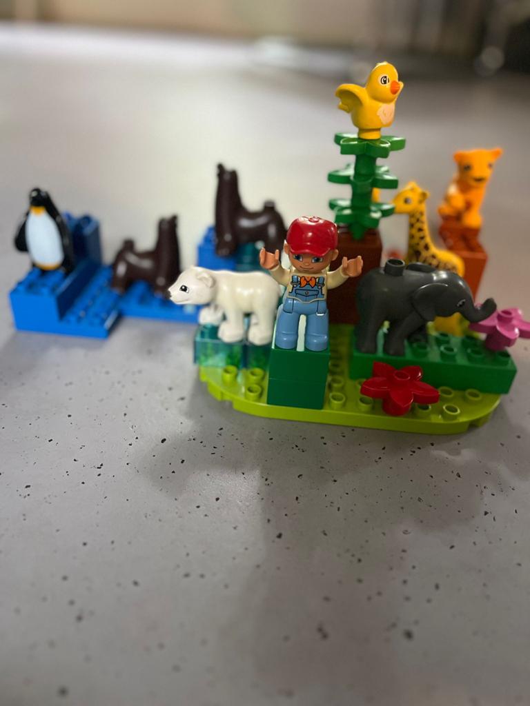 Duplo, dierentuin, Kinderen en Baby's, Speelgoed | Duplo en Lego, Ophalen of Verzenden, Zo goed als nieuw, Duplo