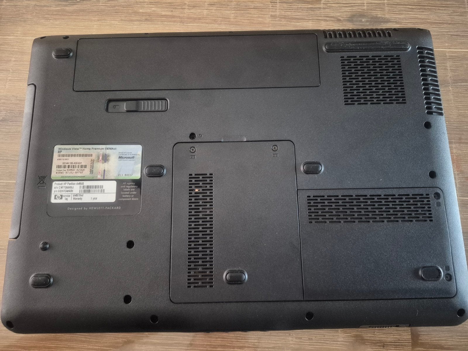 HP Pavilion Laptop (dv6000/dv9000 serie) – Voor onderdelen /, Ophalen of Verzenden, Gebruikt, Hp, Laptop