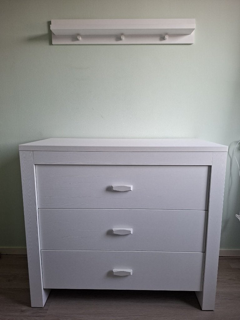 Commode + muurplankje, Ophalen, 50 tot 70 cm, 100 cm of meer, Zo goed als nieuw