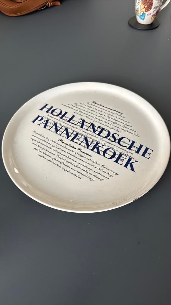 Pannenkoekenbord 27cm, Ophalen, Gebruikt, Bord(en), Overige stijlen