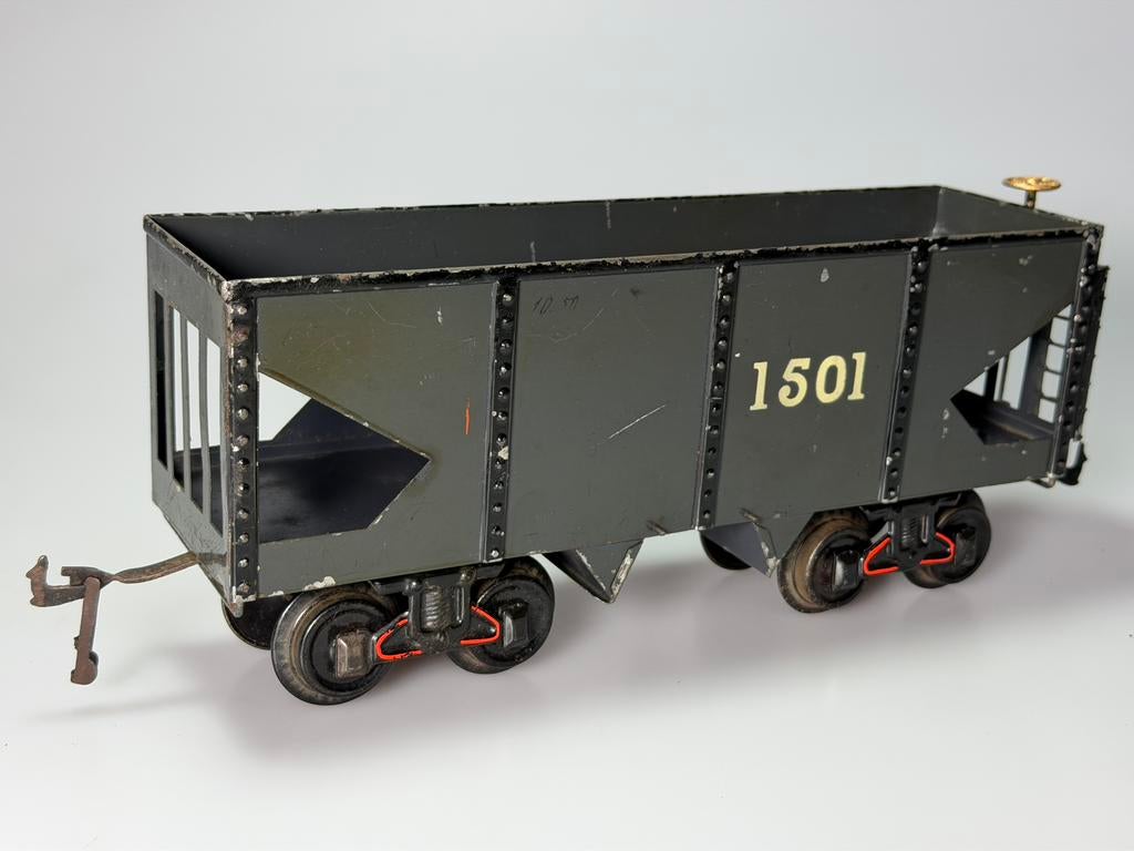 Zeldzame Bing amerikaanse spoor 1 wagen 1910, Ophalen of Verzenden