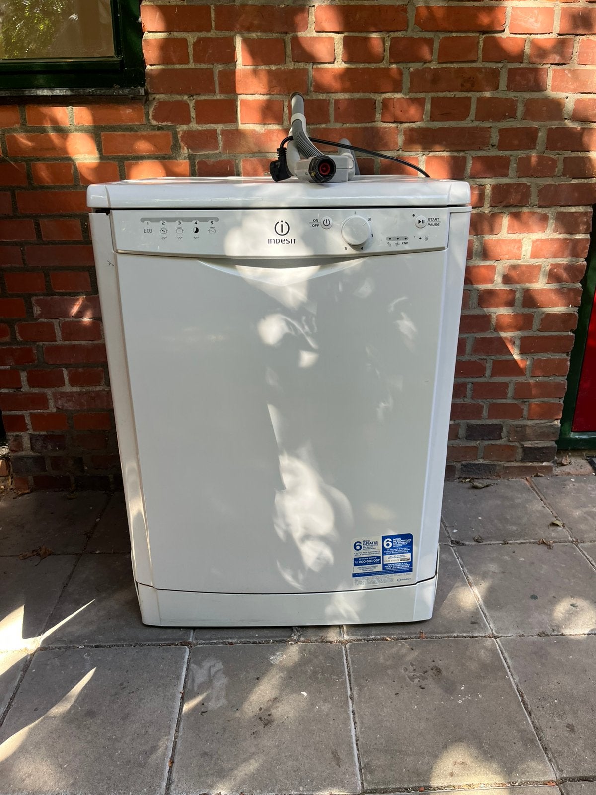 Indesit Vaatwasser, Ophalen of Verzenden, Gebruikt, 85 tot 90 cm