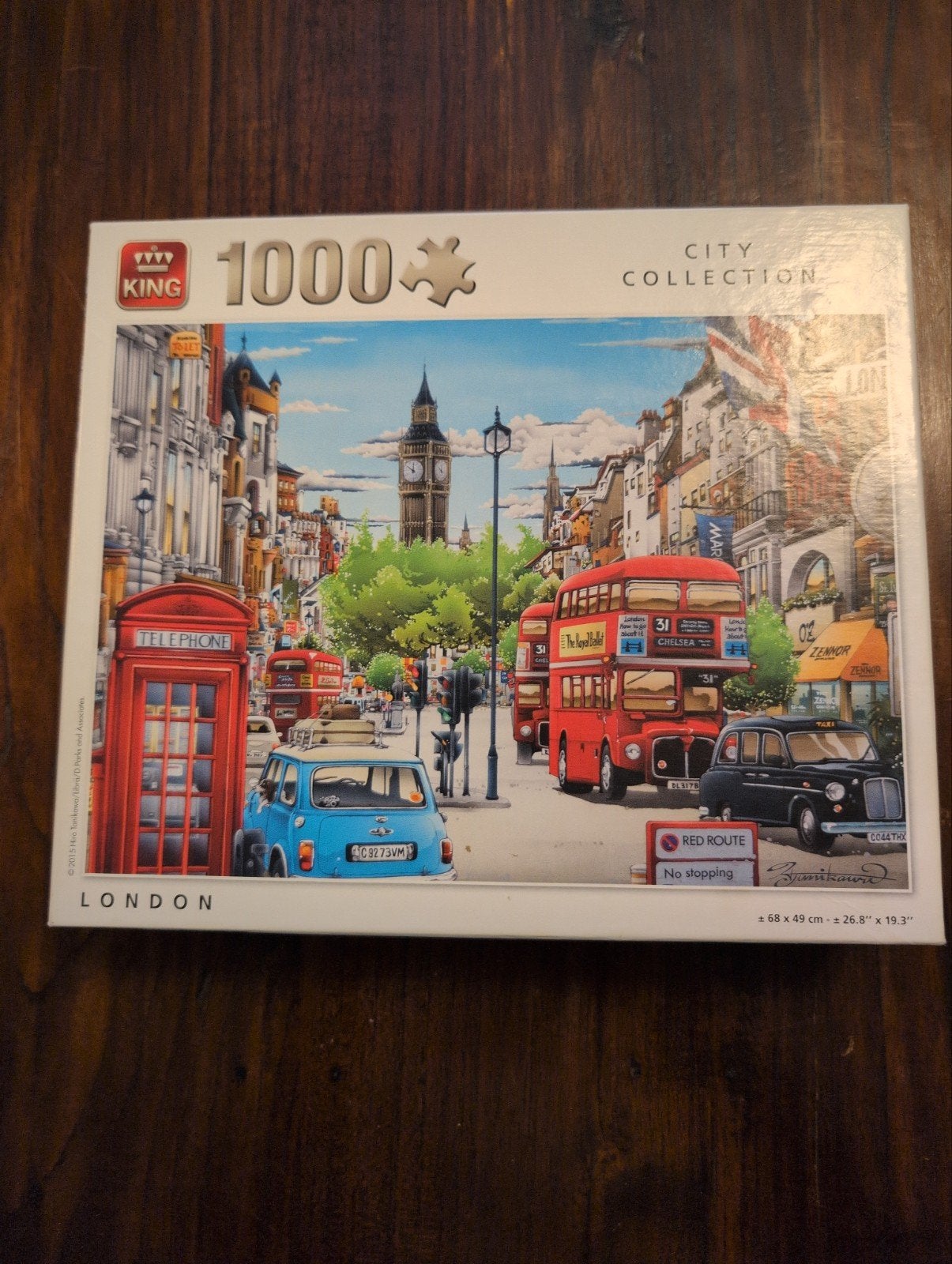 King City Collection London 1000 stukjes puzzel, Een of twee spelers, Ophalen of Verzenden, Gebruikt, King