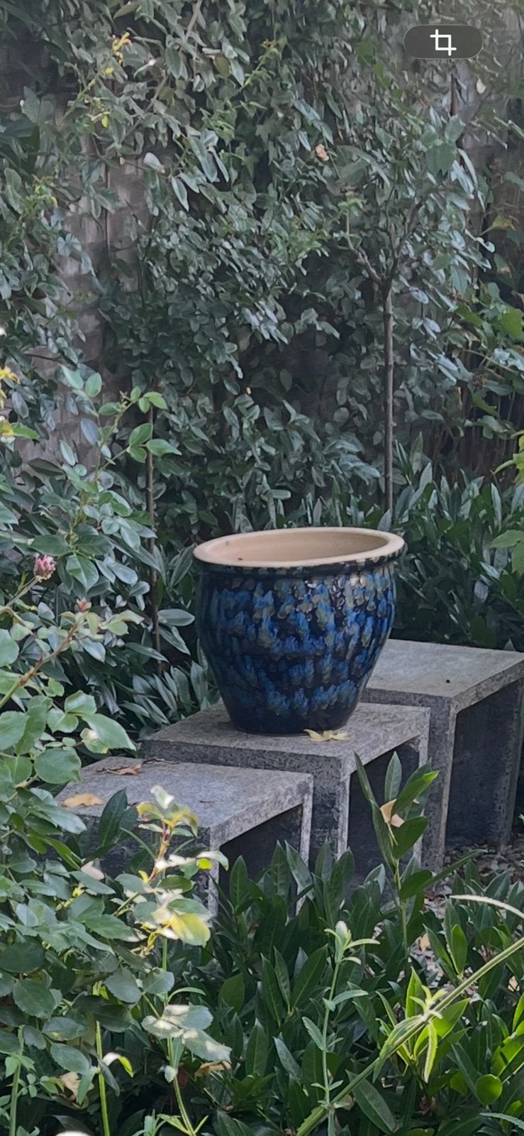 bloempot, Tuin en Terras, Ophalen, Steen, Minder dan 60 cm, Rond