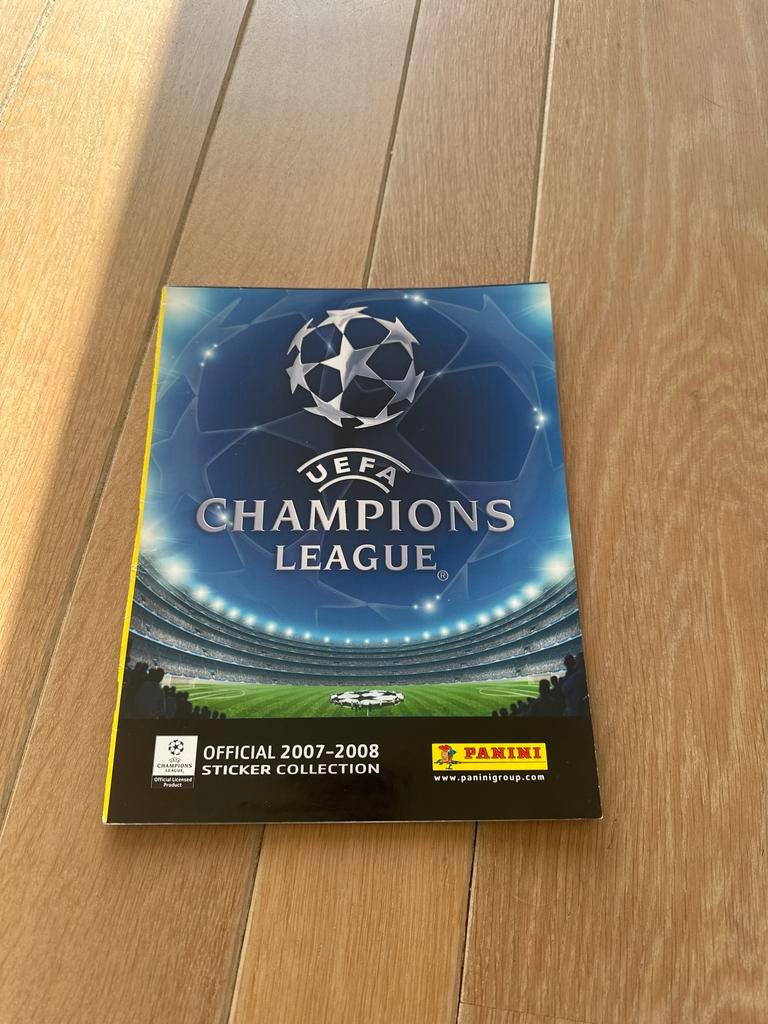 Panini UEFA Champions League 2007/2008 album (bijna leeg), Ophalen of Verzenden, Gebruikt, Sport