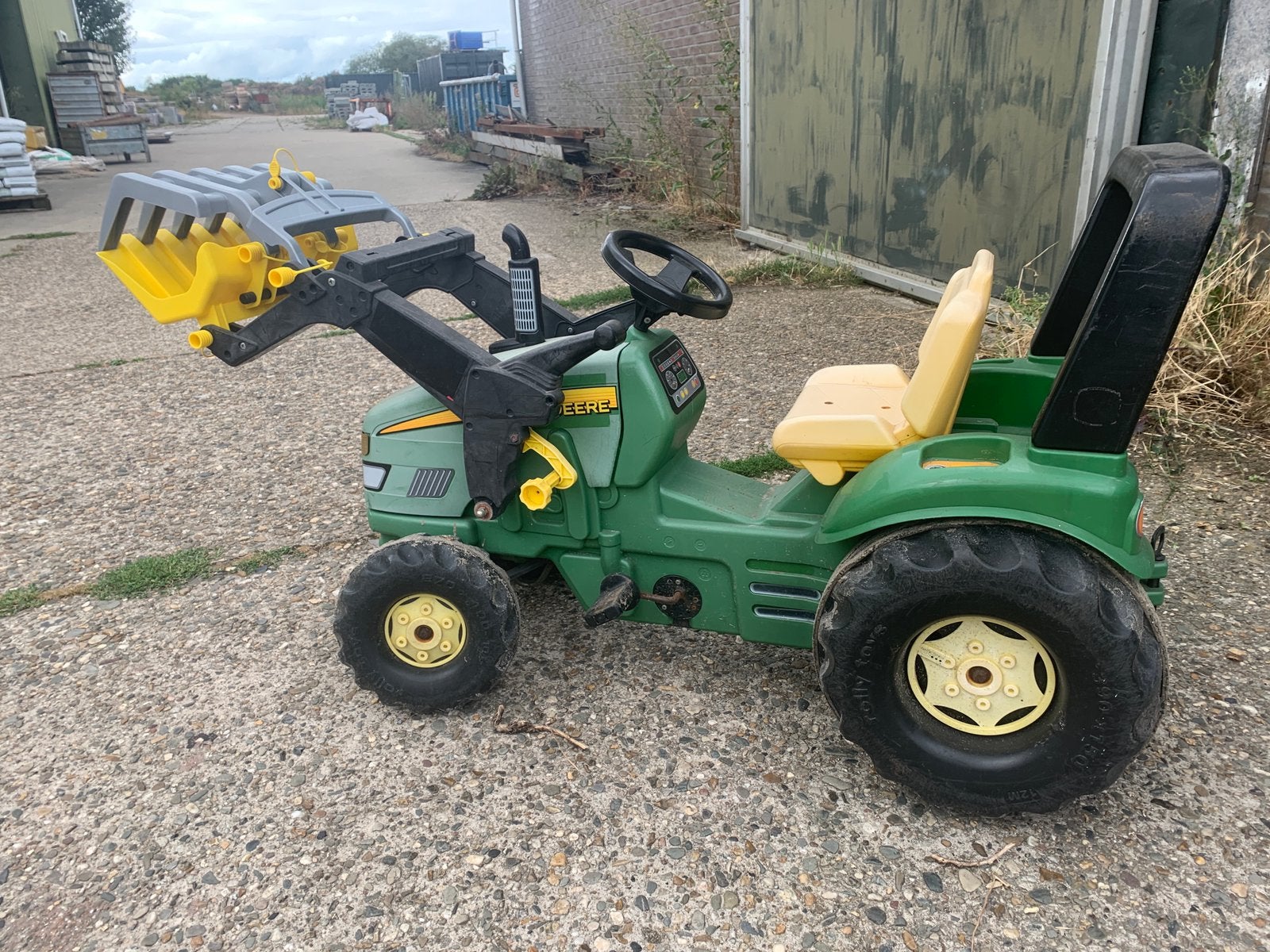 John Deere traptrekker, Ophalen, Gebruikt, Trapvoertuig