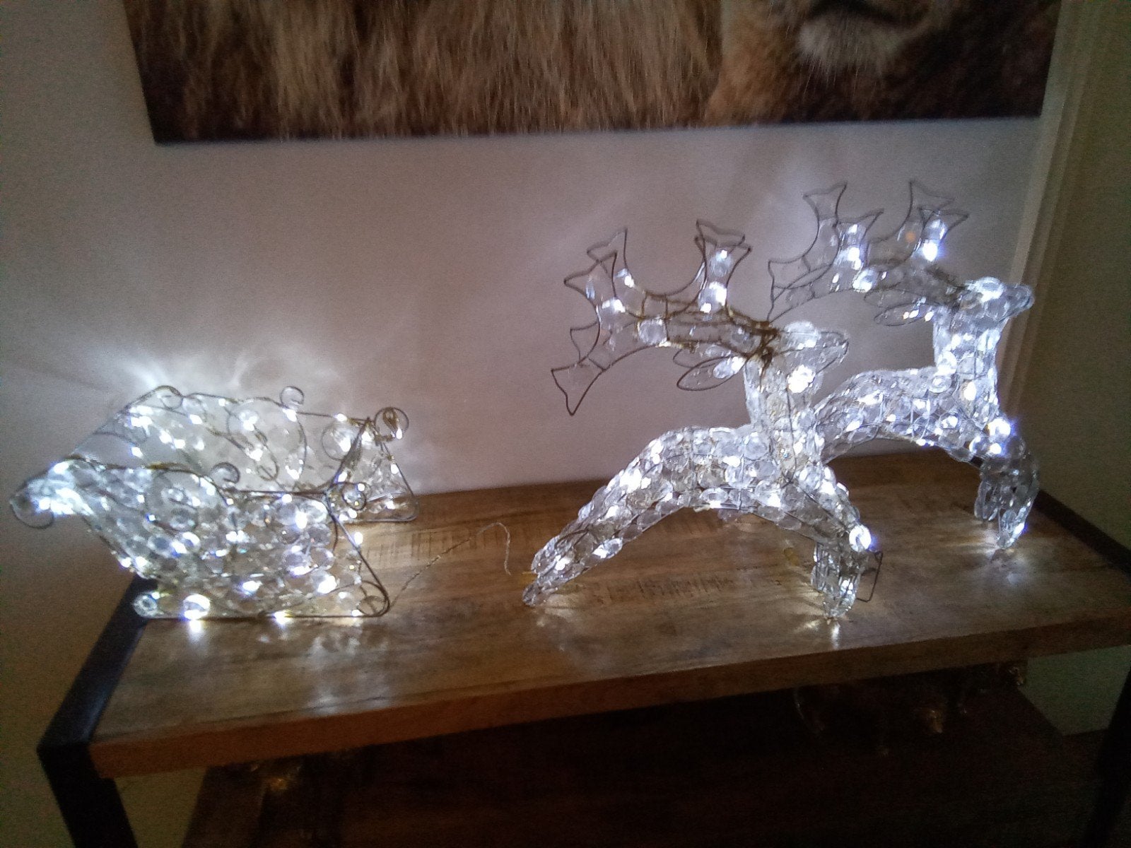 2 RENDIEREN MET ARRENSLEE MET VERSCHILLENDE LICHTSTANDEN, Diversen, Ophalen, Zo goed als nieuw