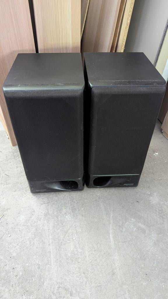 Twee Kenwood luidsprekers werken prima, Audio, Tv en Foto, Luidsprekers, Overige merken, Gebruikt, Ophalen of Verzenden, 60 tot 120 watt