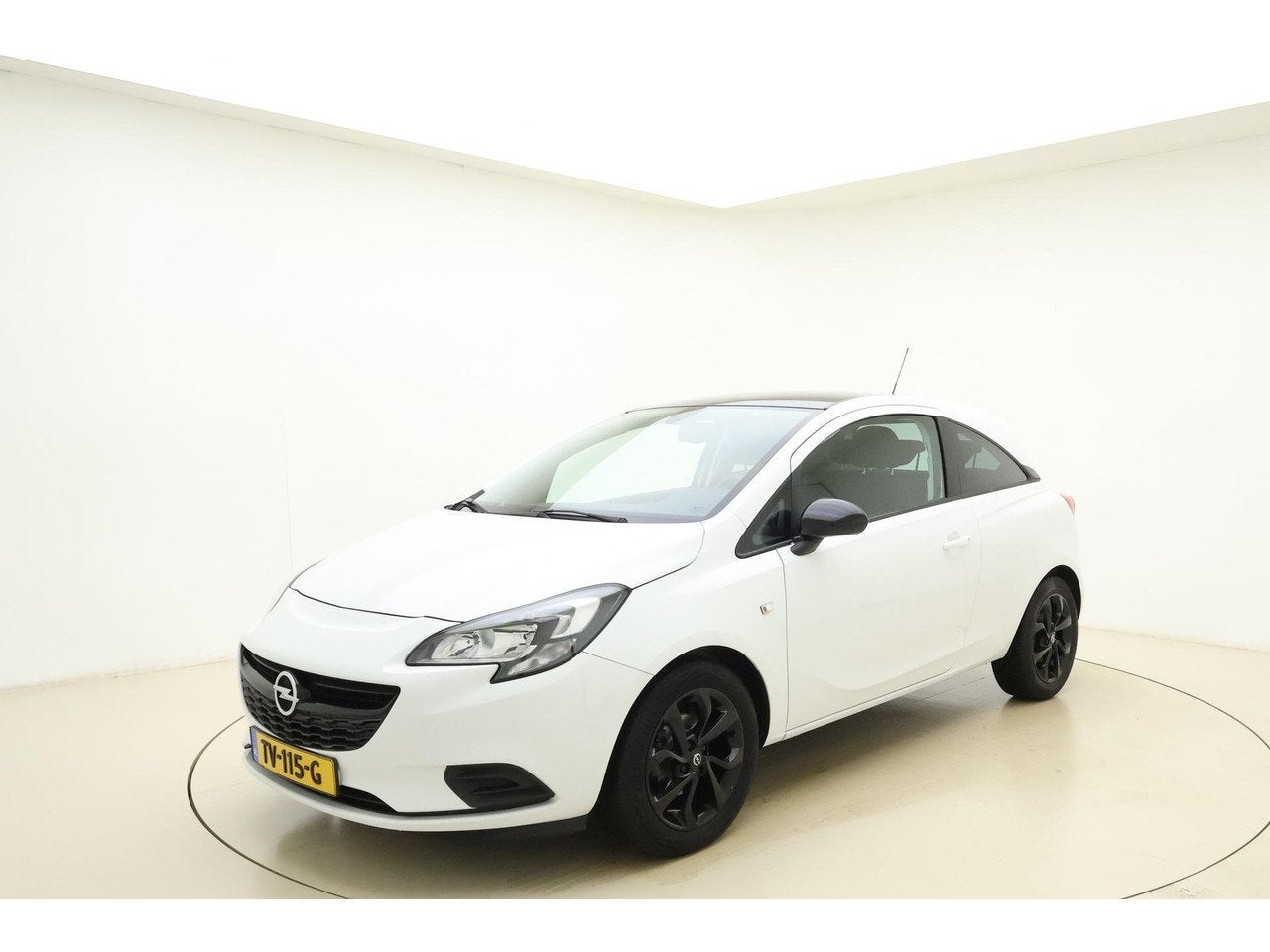 Opel Corsa 1.4 Black Edition | Navigatie | Airco | Cruise co, Auto's, Opel, Voorwielaandrijving, 1398 cc, Wit, Origineel Nederlands