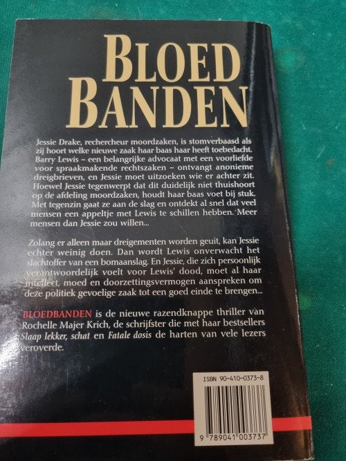 boek bloed banden rochelle majer krich, Ophalen of Verzenden