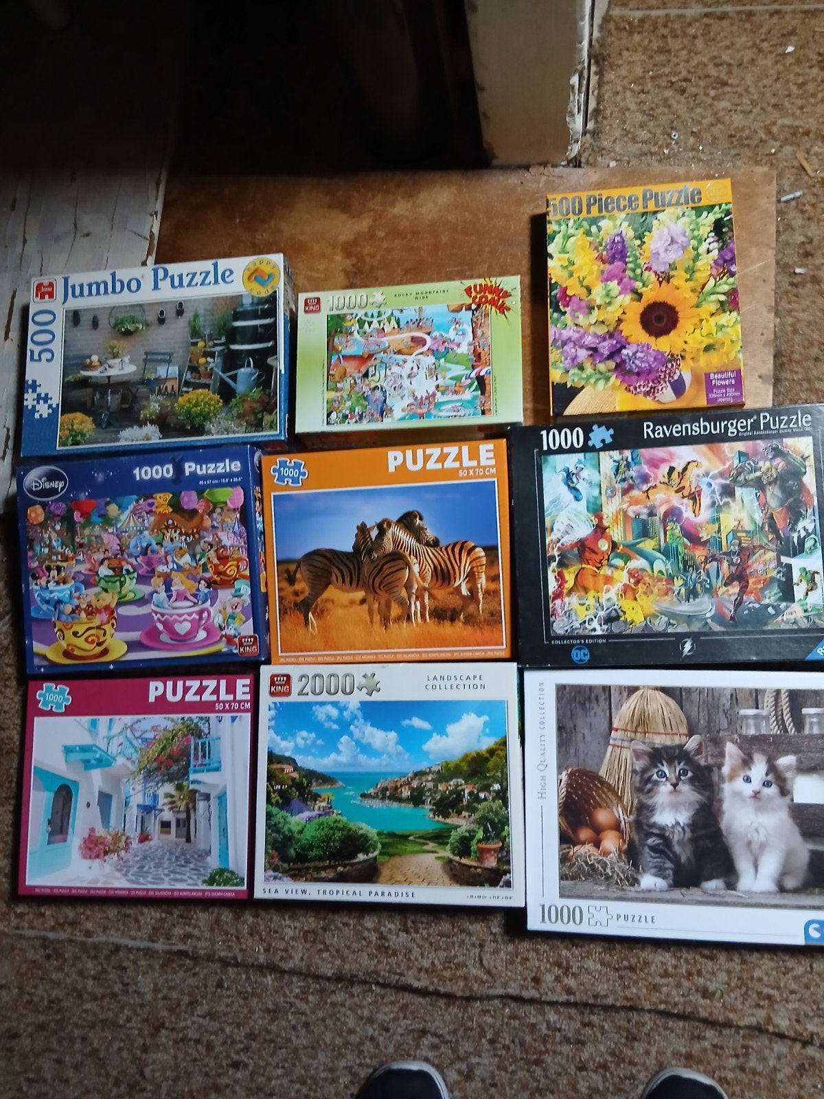 div puzzels, Ophalen of Verzenden, 500 t/m 1500 stukjes, Gebruikt, Legpuzzel