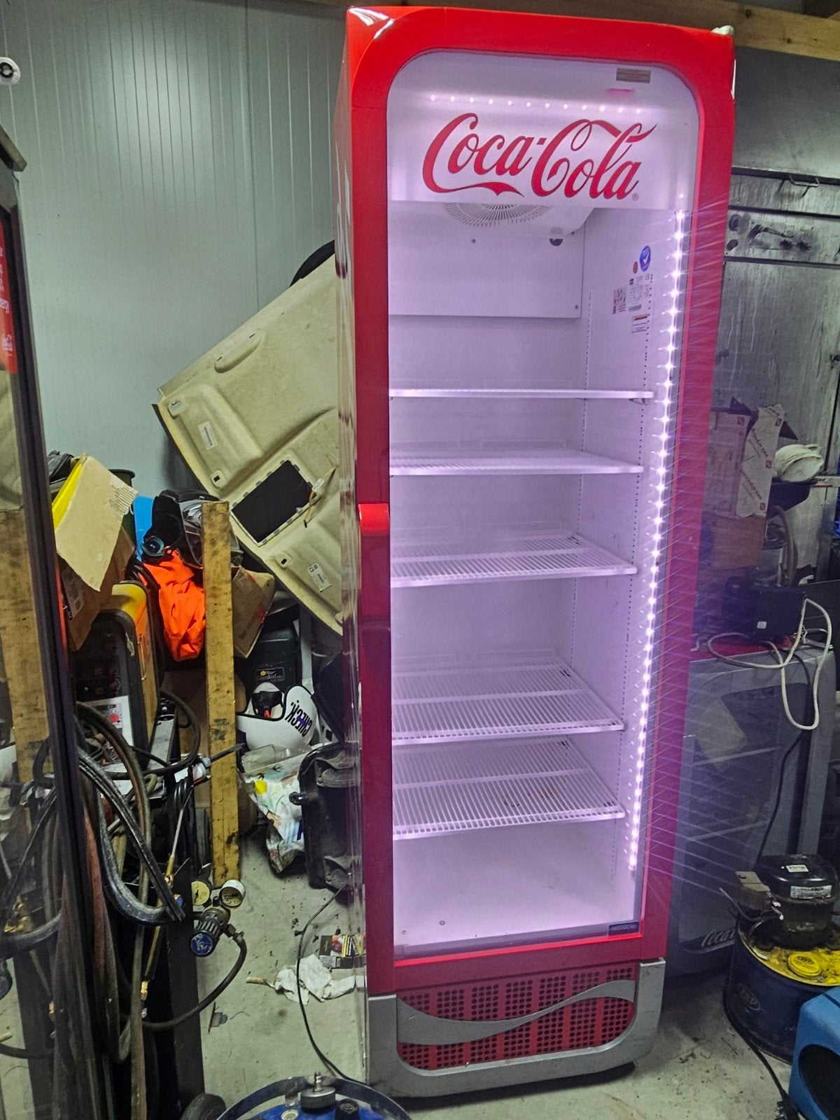 Coca-Cola Display Koelkast - Perfect voor Drankjes, Witgoed en Apparatuur, Koelkasten en IJskasten, Ophalen, 200 liter of meer