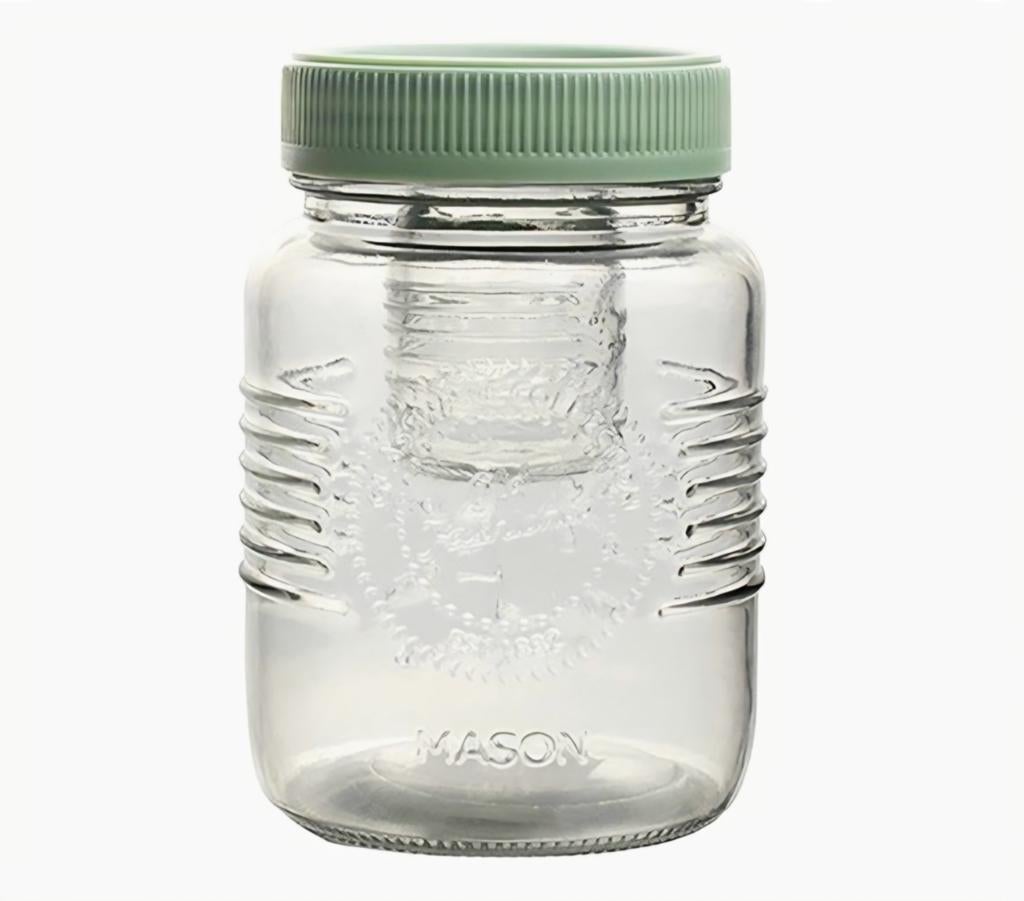 Gusta Salade pot Togo  mintgroen glas 16 cm, Huis en Inrichting, Keuken | Potten en Pannen, Ophalen, Nieuw, Glas, Overige typen