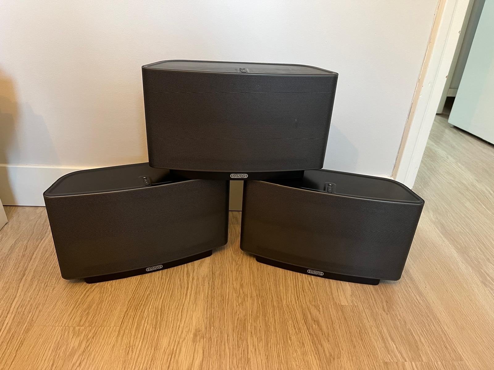 Sonos ZonePlayer S5 speakers, Slimme speaker, Gebruikt, Inclusief kabels, Ophalen of Verzenden
