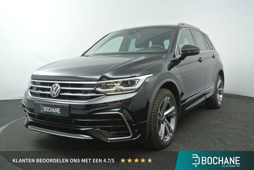 Volkswagen Tiguan 1.4 TSI 245pk DSG eHybrid R-Line Business+, Auto's, Stof, Met garantie (alle), Zwart, Grijs