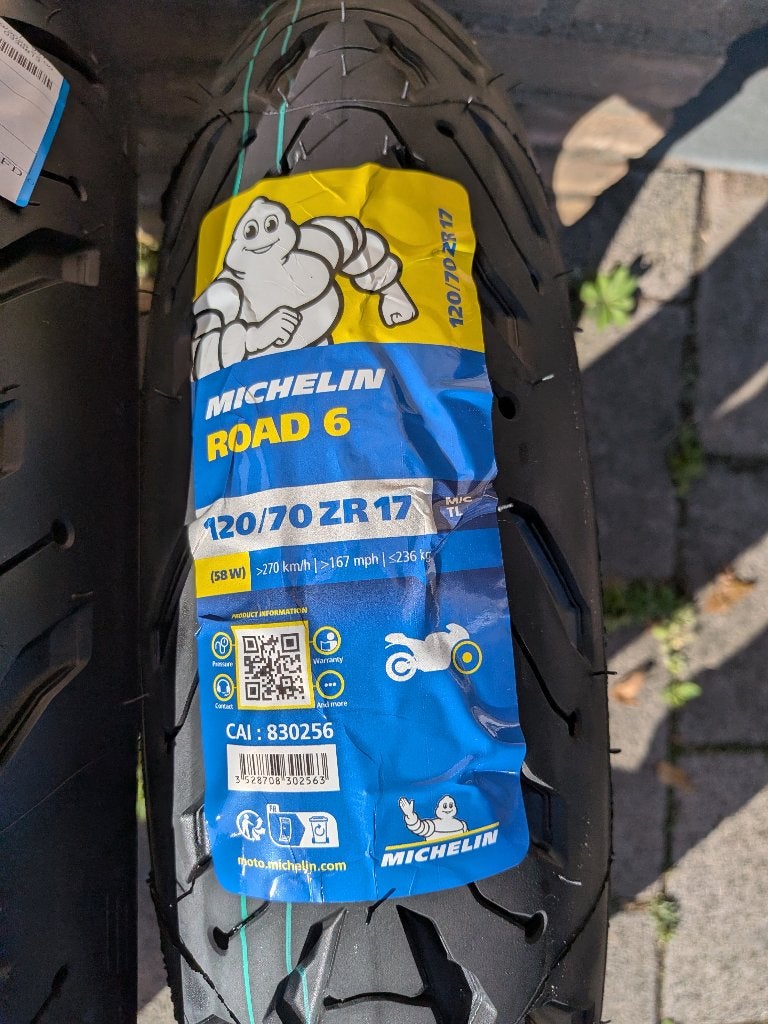 Michelin Road 6 Nieuw ongebruikt 120/70/17, Motoren, Ophalen of Verzenden, Nieuw