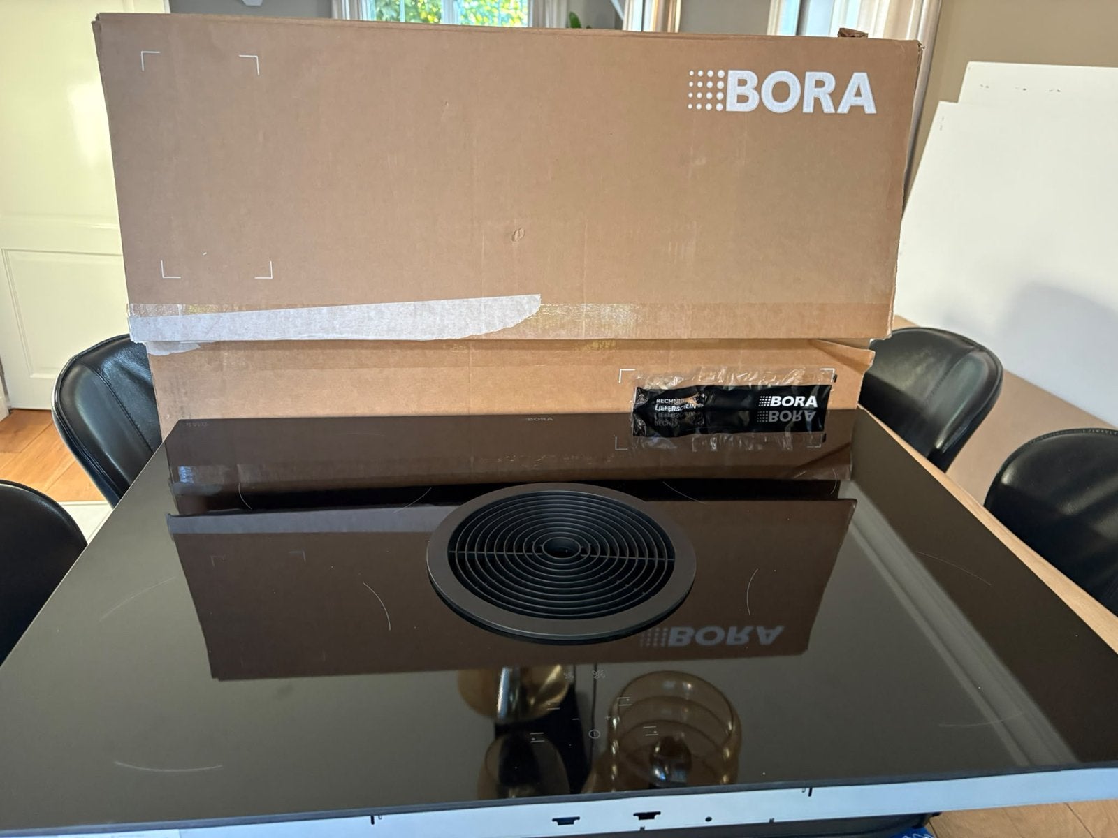 Nieuwe Bora Pure inductie met geïntegreede afzuiging, Witgoed en Apparatuur, Ophalen, Nieuw, 4 kookzones, Inbouw