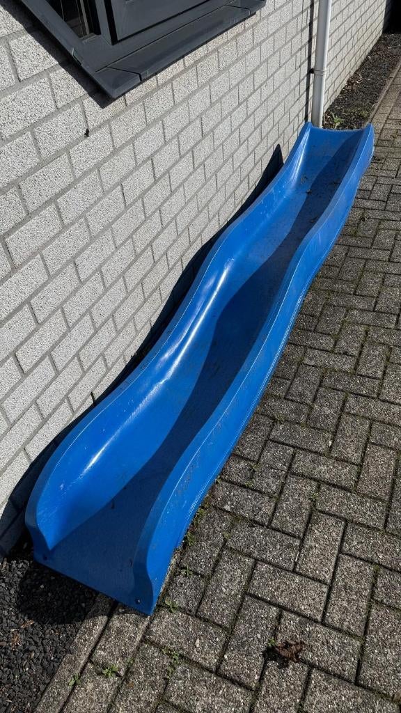 Glijbaan 3m voor speelhuis te koop, Ophalen, Gebruikt, Kunststof