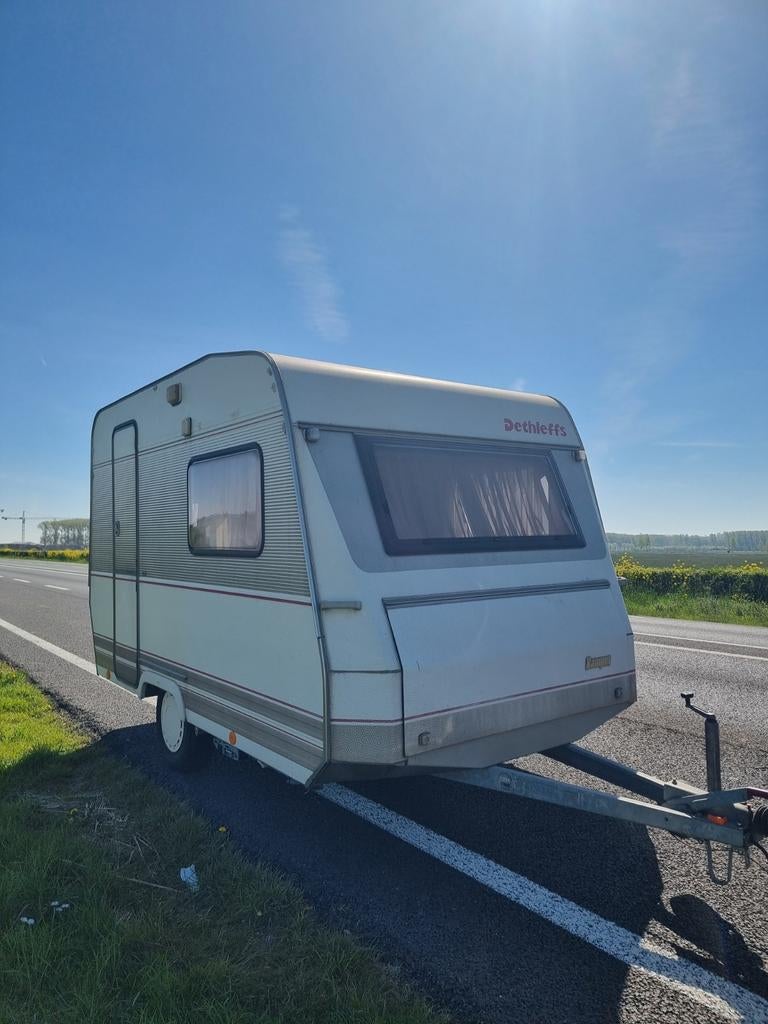 Caravan Dethleffs, type camper 350HK met mover., Rondzit, Particulier, Dethleffs, Mover