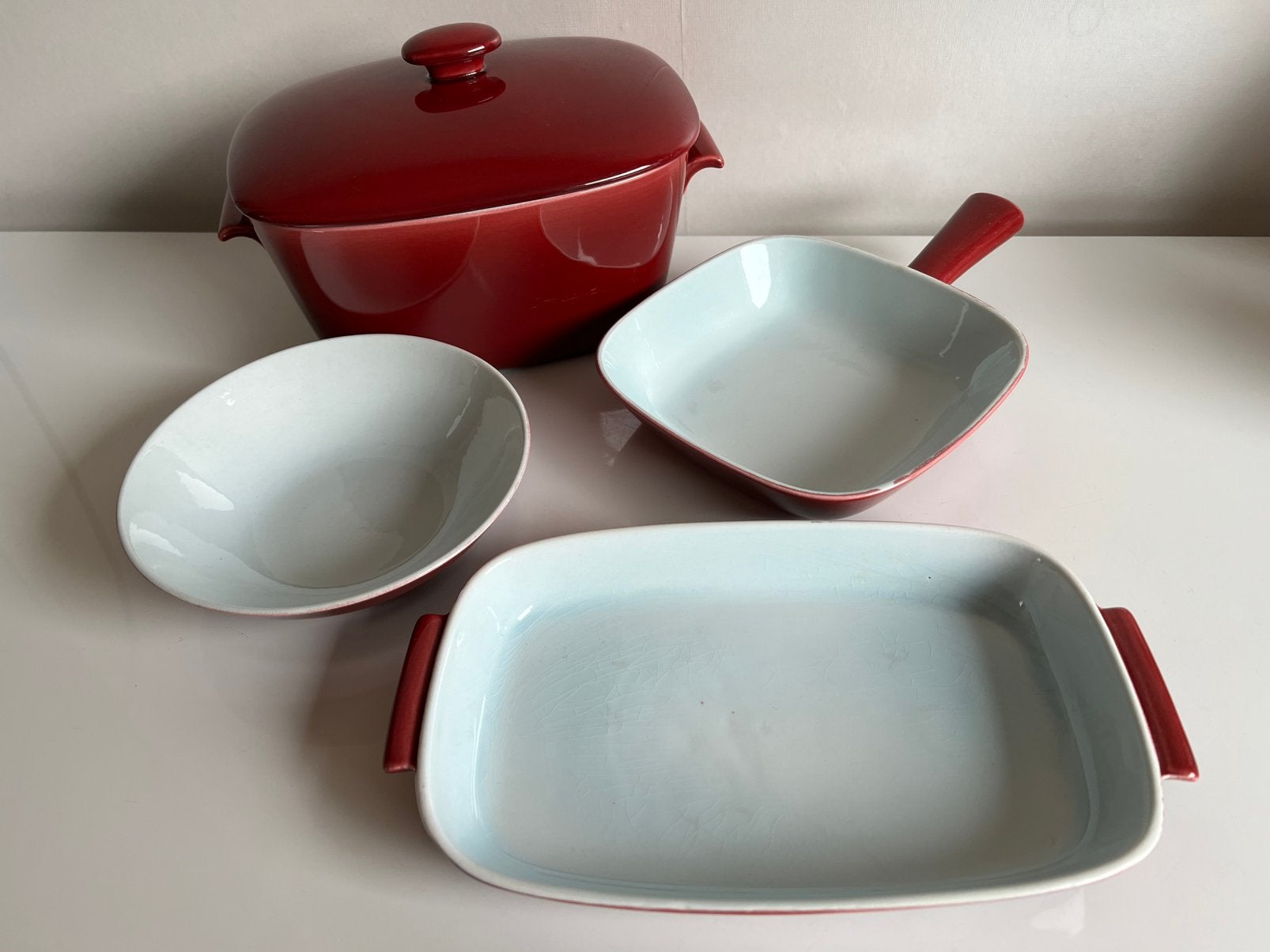 Vintage Rörstrand Gratina Ovenschalen Gunnar Nylund 50’s, Ophalen of Verzenden