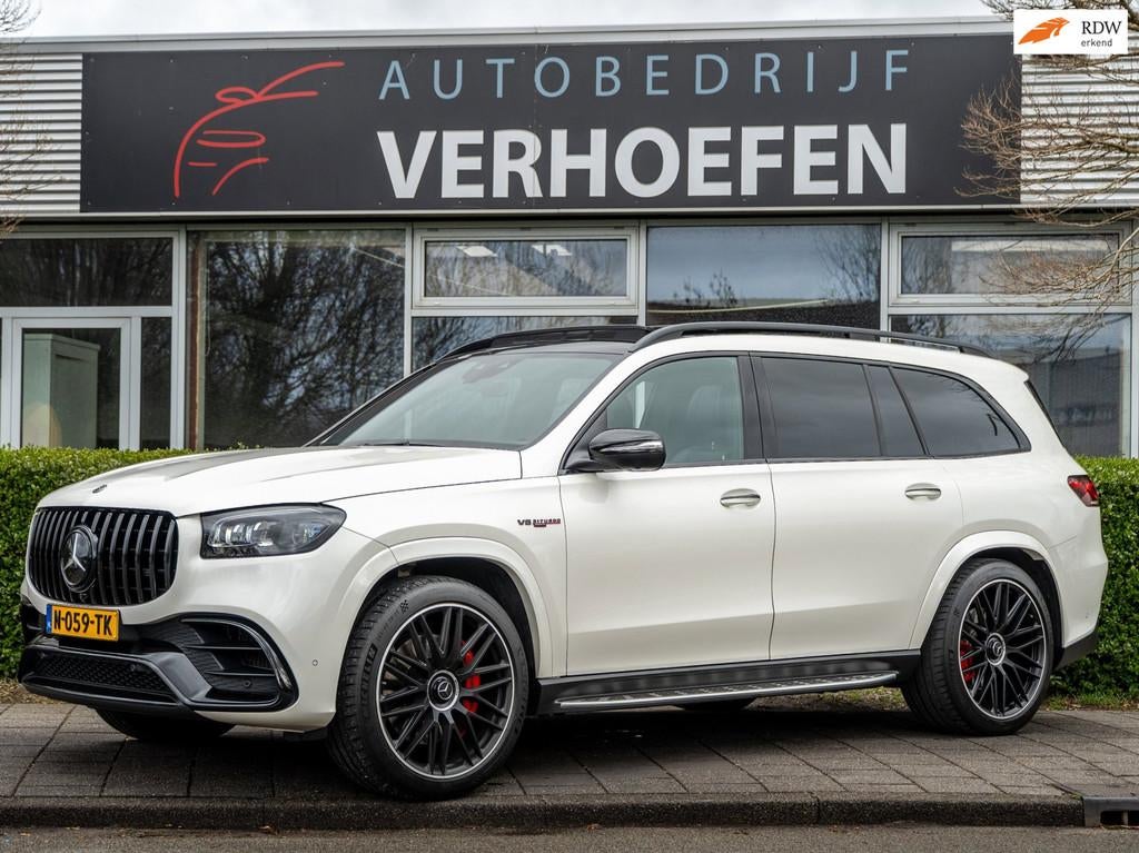 Mercedes-Benz GLS AMG 63 4MATIC+ Premium Plus - INCL BTW - M, Gebruikt, 7 stoelen, Wit, Vierwielaandrijving