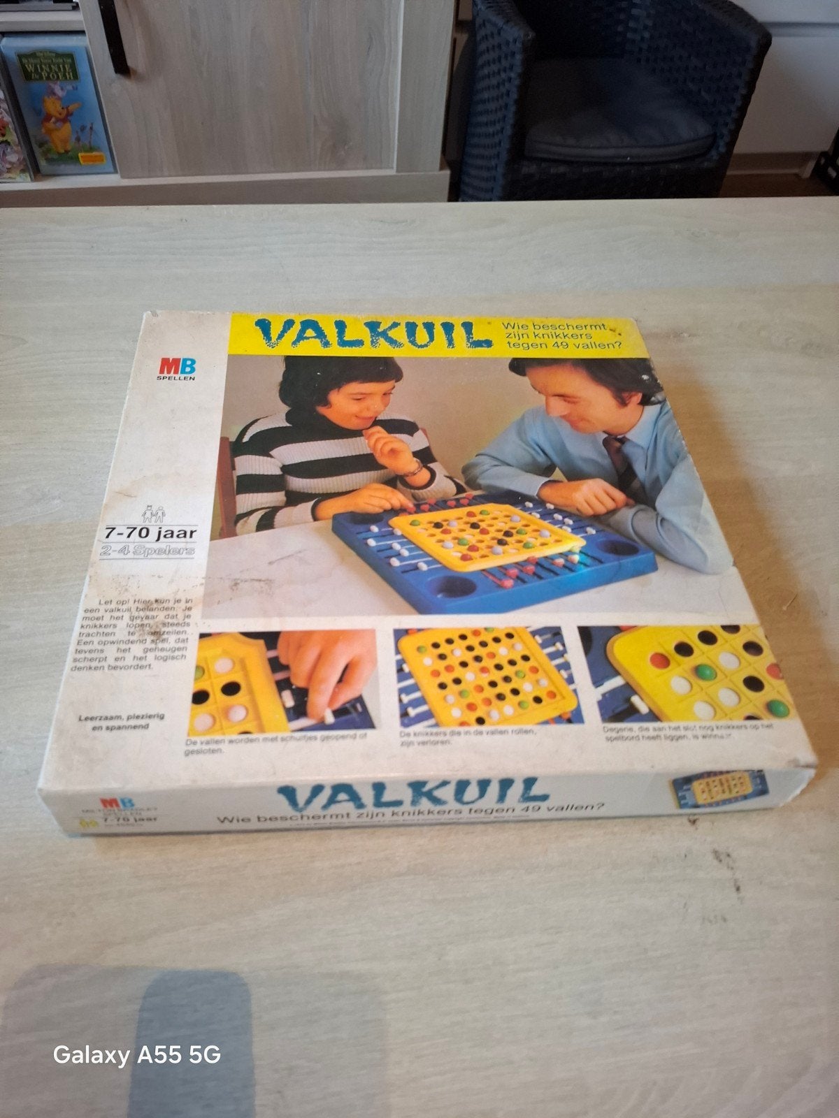 Valkuil bordspel - Klassiek gezelschapsspel, Hobby en Vrije tijd, Gezelschapsspellen | Bordspellen, Onbekend, Ophalen of Verzenden