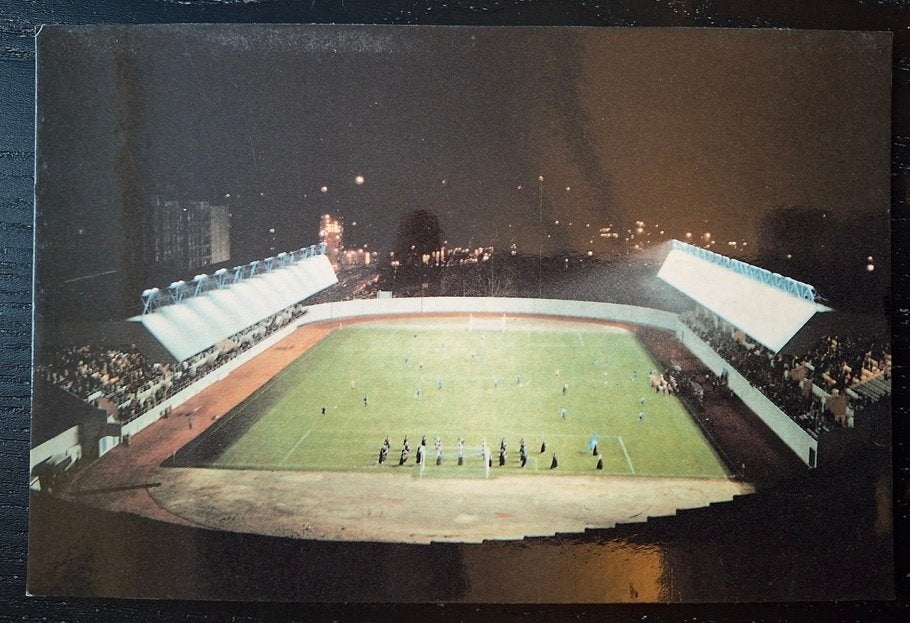 Stadion ansichtkaart Aviles, Ophalen of Verzenden, Gebruikt, Buitenlandse clubs, Poster, Plaatje of Sticker