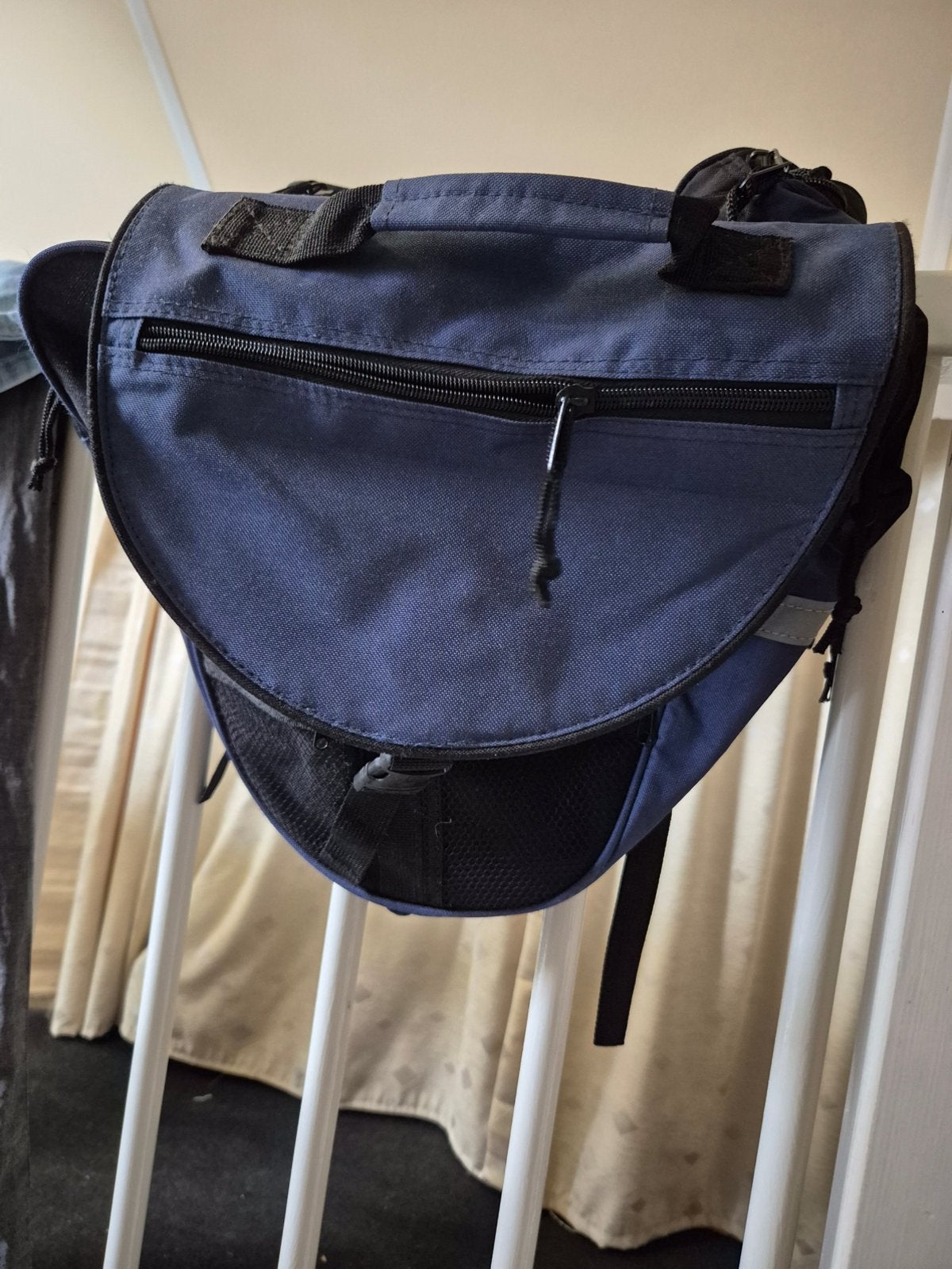 Compacte blauwe fietstassen, Ophalen of Verzenden, Zo goed als nieuw