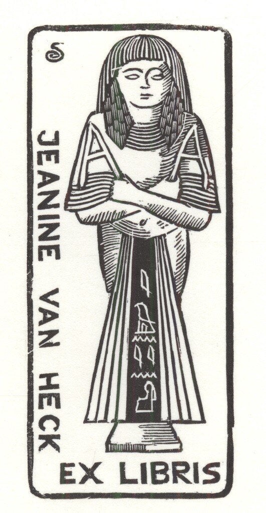 1144 Ex Libris Nederland : Ad Snelders, 1983, Antiek en Kunst, Kunst | Etsen en Gravures, Verzenden, Ex libris
