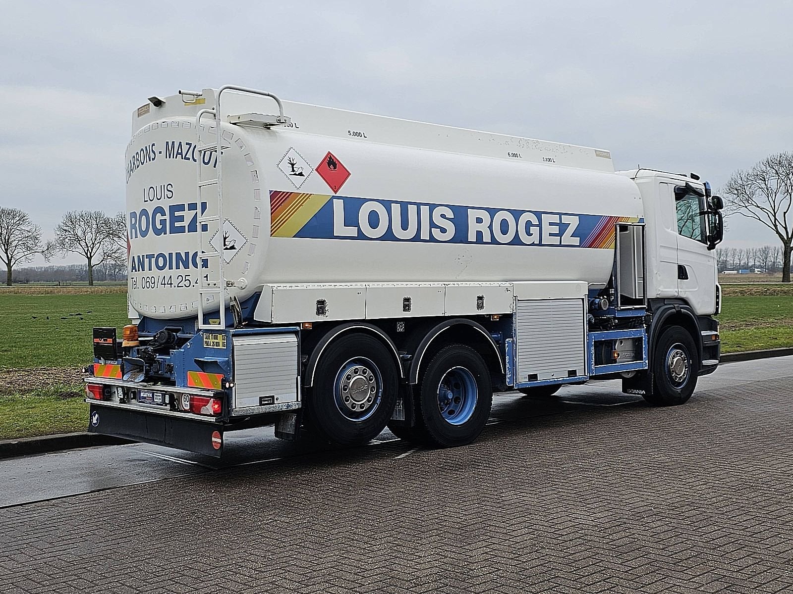 SCANIA G380 atcomex 18000l fuel, Auto's, Automaat, Scania, Wit, Bedrijf