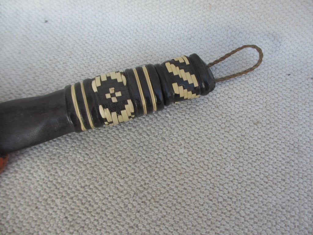 MANDINGO MALI KNIVE / FLY WHISKS, Ritueel object, Handgemaakt, 40 cm, Afrika