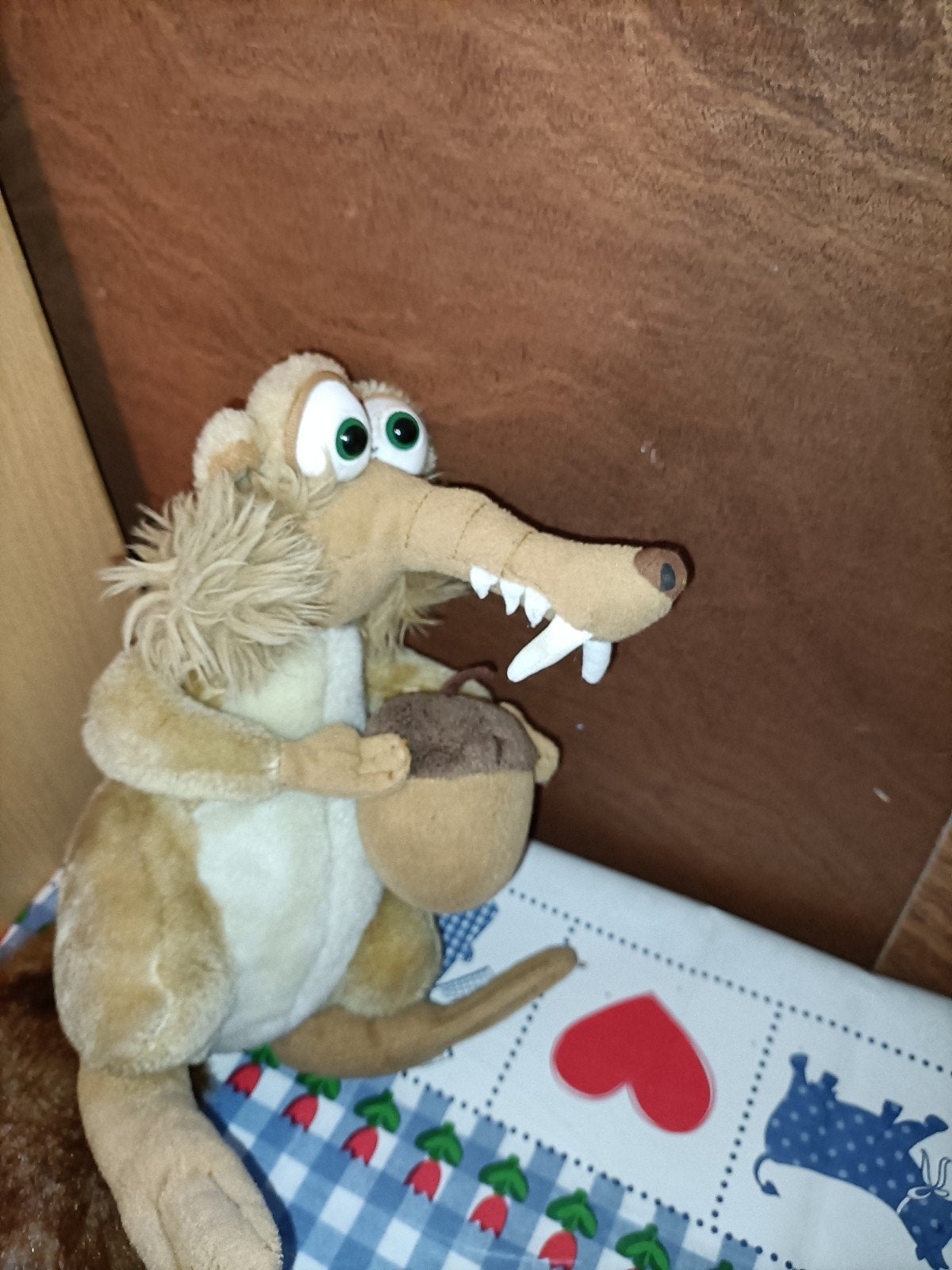 Ice Age Scrat knuffel eekhoorn, Ophalen of Verzenden, Zo goed als nieuw, Poppenhuis