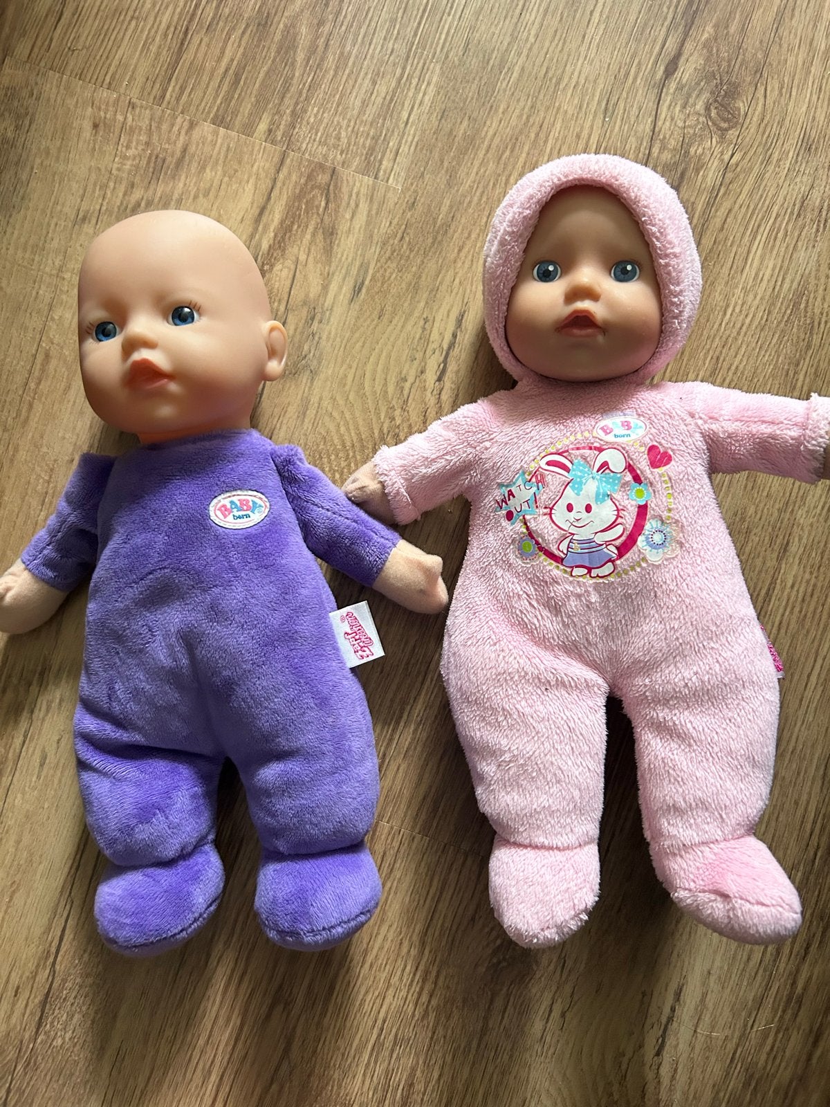 2 zachte Baby Born poppen, Ophalen of Verzenden, Gebruikt, Babypop