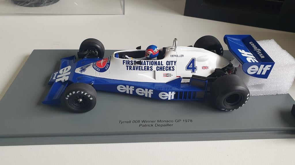 Spark 1/18 Tyrrell 008 Depailler Monaco GP 1978 winner, Hobby en Vrije tijd, Modelauto's | 1:18, Nieuw, Auto, Overige merken, Ophalen of Verzenden