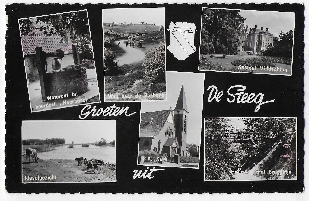 De Steeg Oude Gelopen Ansichtkaart (B3255 ), Ophalen of Verzenden, Voor 1920, Gelopen, Gelderland
