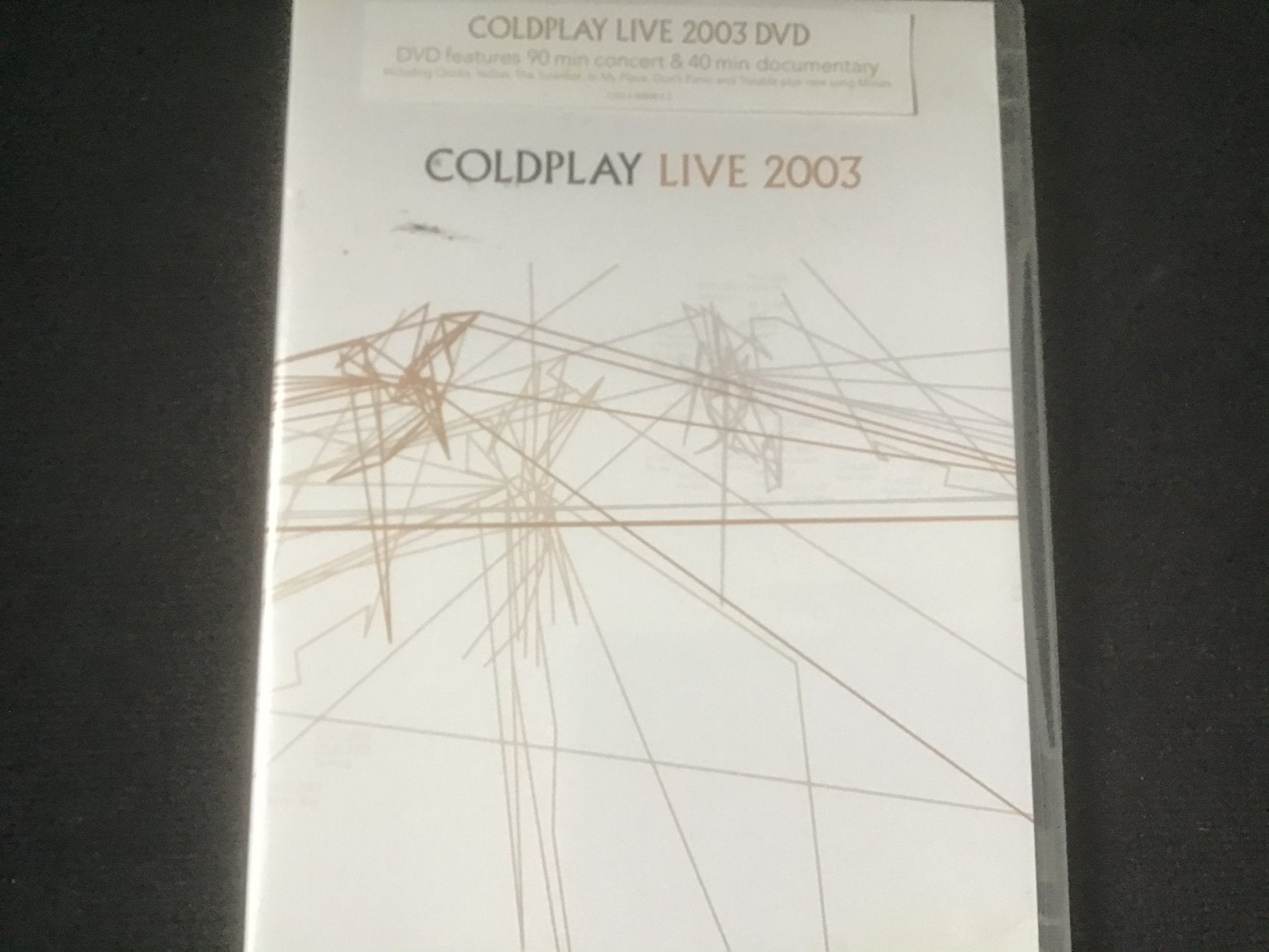 Coldplay, Live 2003 dvd, Alle leeftijden, Ophalen of Verzenden, Zo goed als nieuw