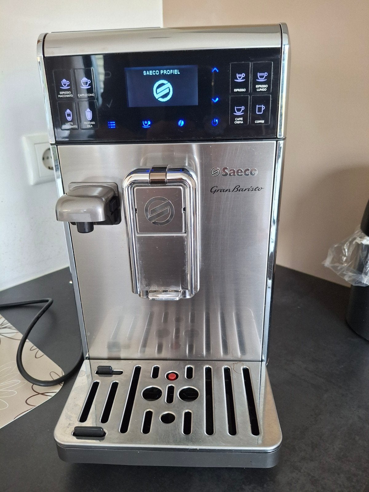 Saeco GranBaristo HD8975/01 Volautomatische Espressomachine, Ophalen, Gebruikt, Espresso apparaat, 10 kopjes of meer