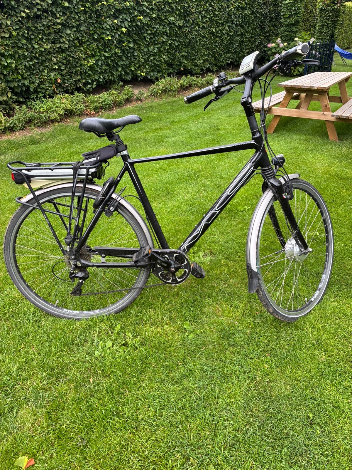 Multicycle herenfiets, Fietsen en Brommers, Elektrische fietsen, Gebruikt, Overige merken, 55 tot 59 cm, Minder dan 30 km per accu