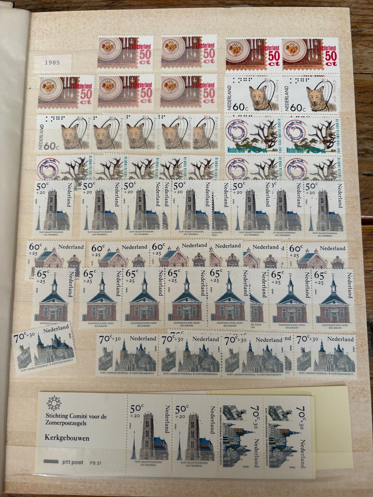Nederlandse postzegels 1985-1989,Postfris ook veel velletjes, Ophalen of Verzenden, Na 1940, Postfris
