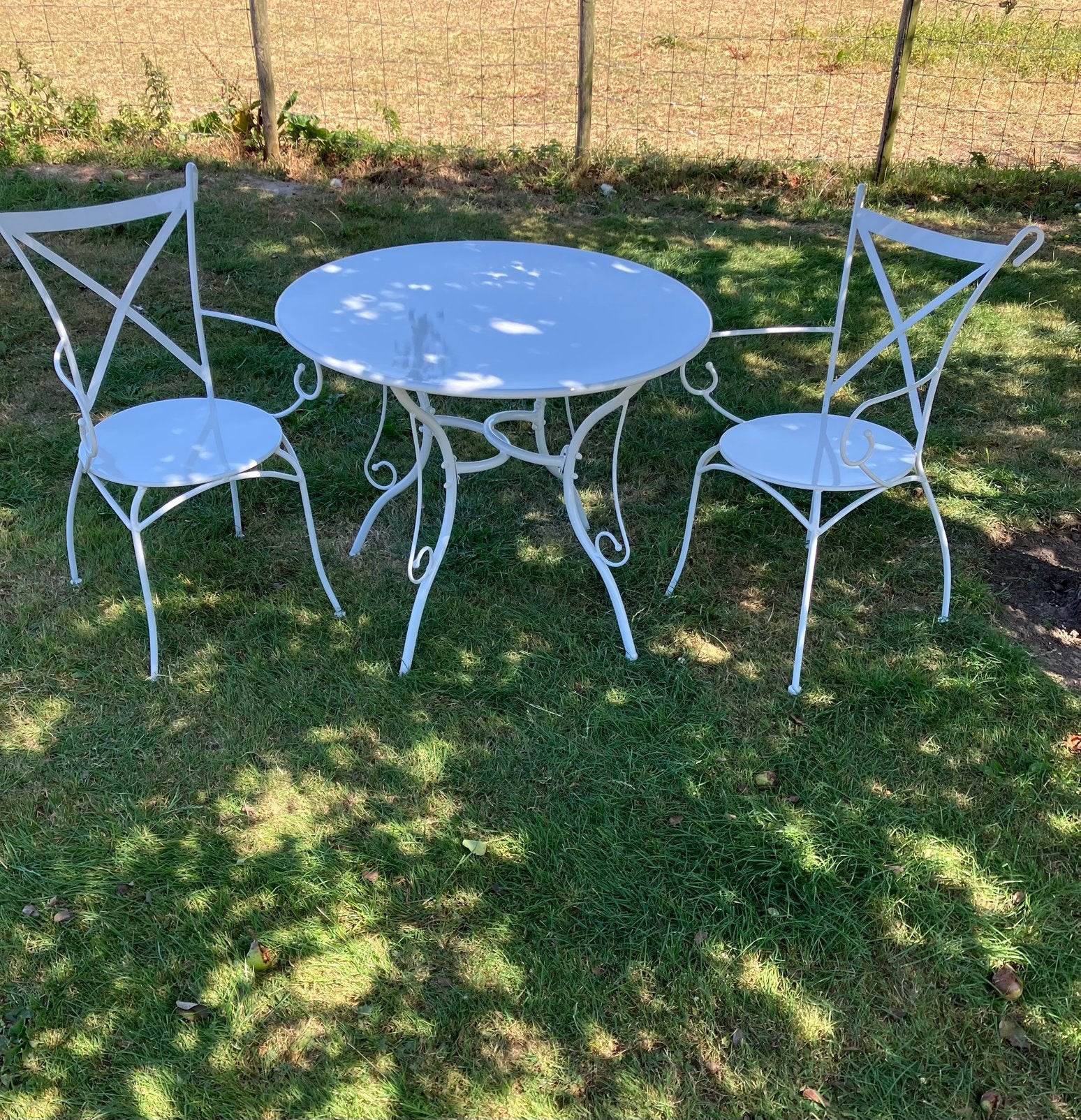 Mooie 3-delige bistroset, Overige materialen, Zo goed als nieuw, Stoel, Ophalen