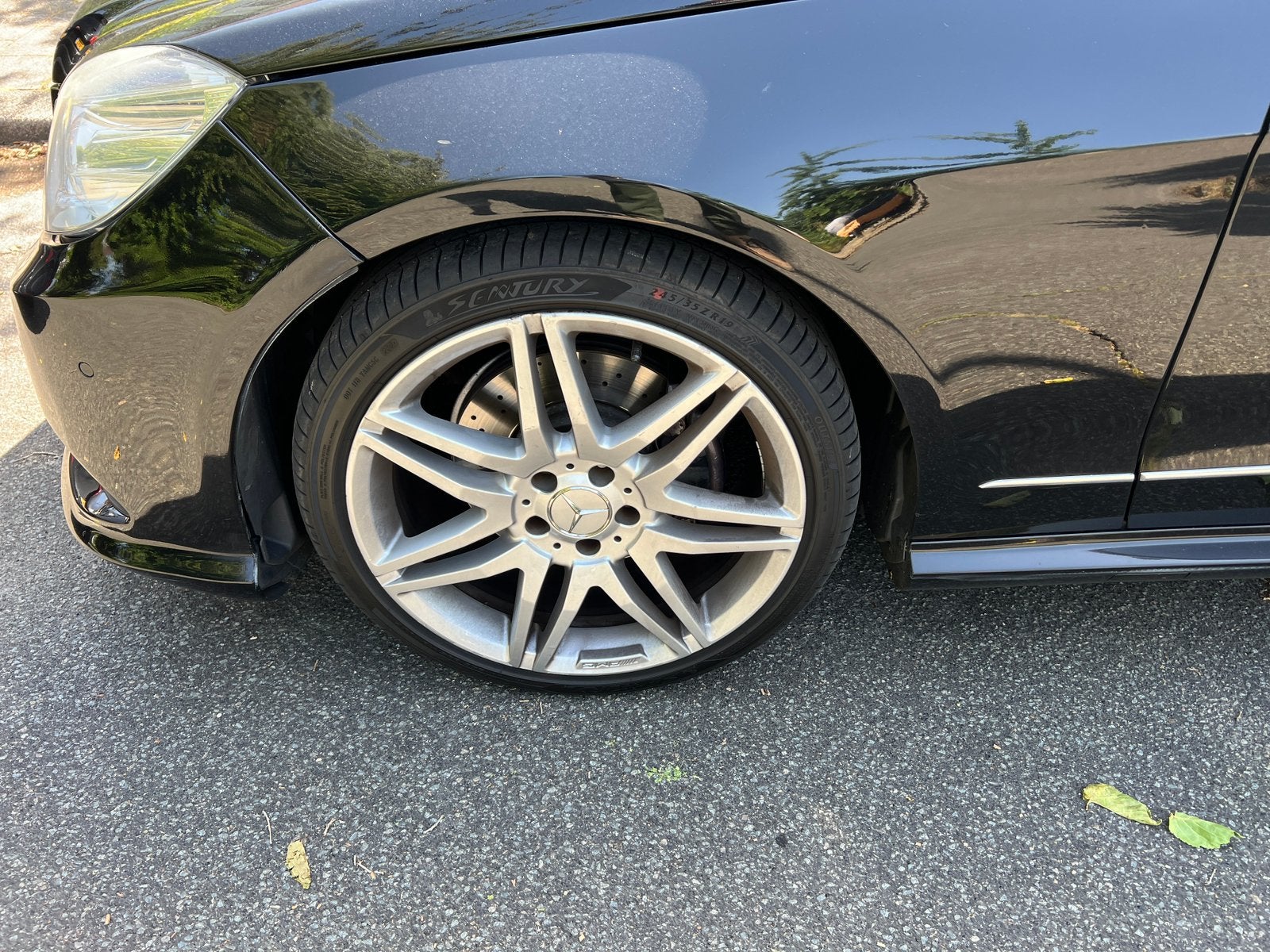 Mercedes AMG 19inch breedset RUILEN voor 18 inch, Ophalen, Voor, Spatbord
