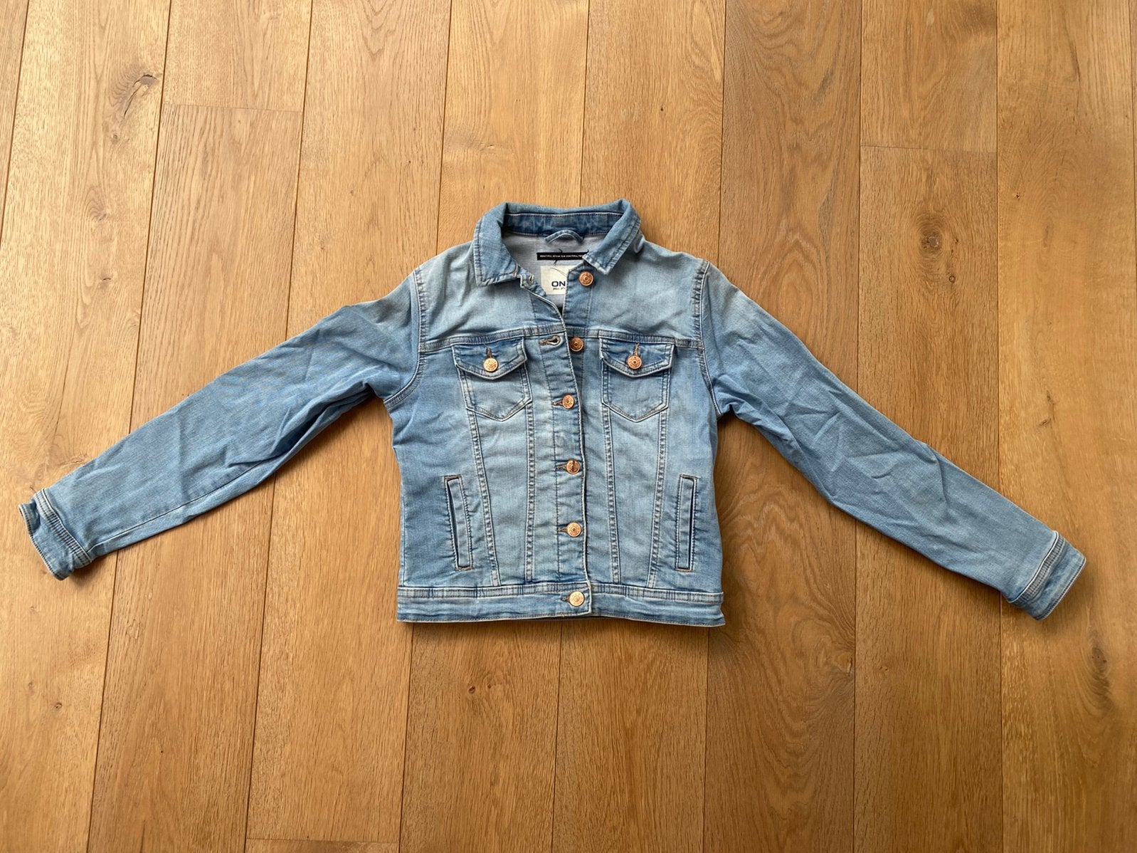 Spijkerjasje Only meisje maat 36 (S), Ophalen, Only, Blauw, Zo goed als nieuw